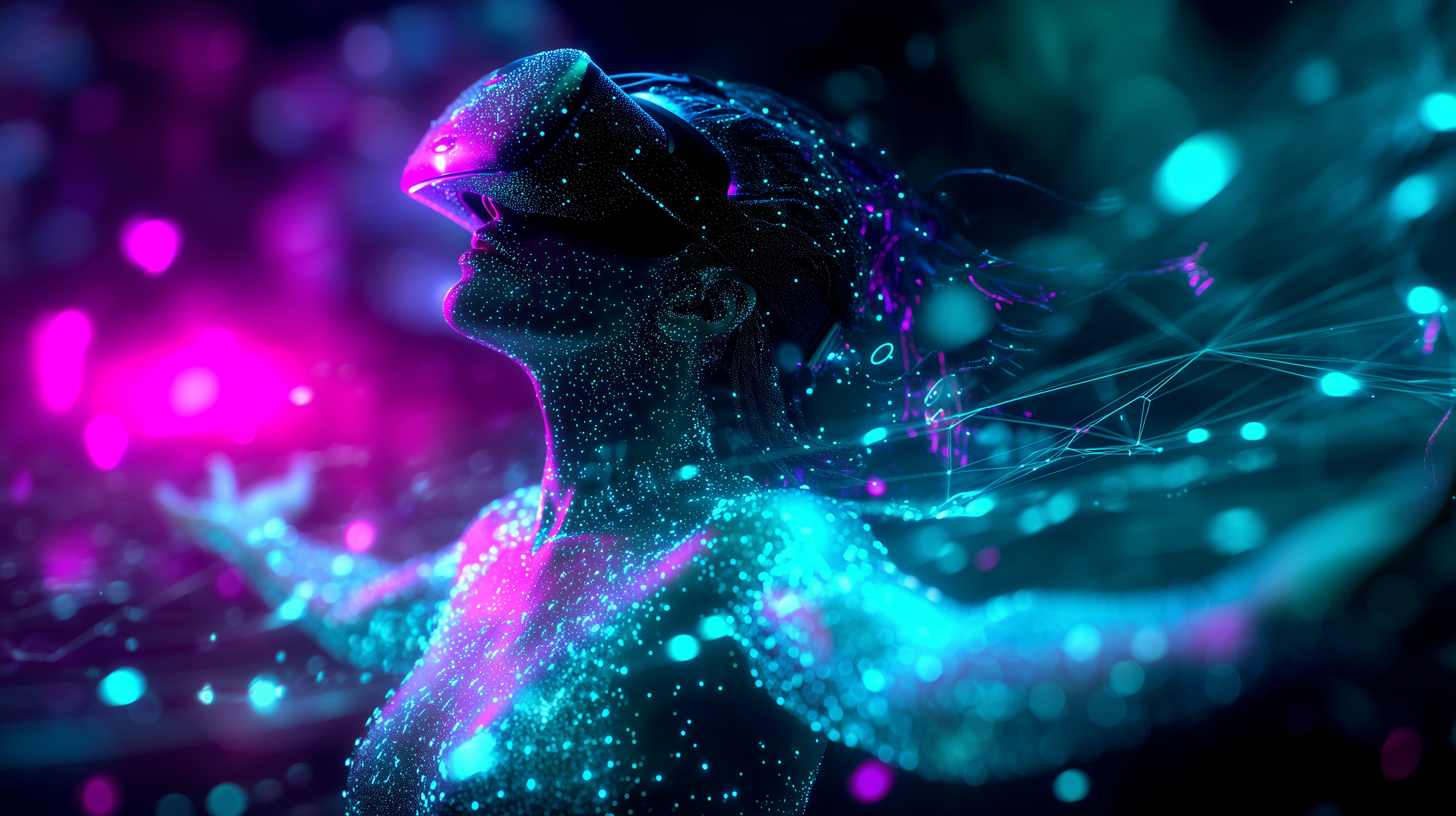 Metaverse Experience Abstract Image